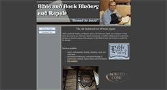 Desktop Screenshot of biblebookbindery.org